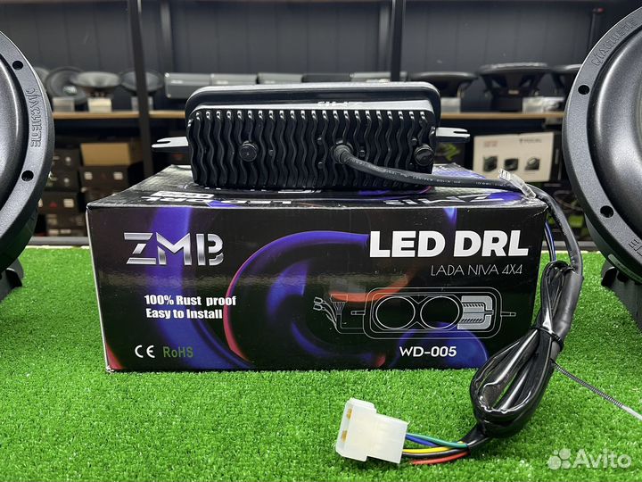 Led надфарники Niva 2 линзы