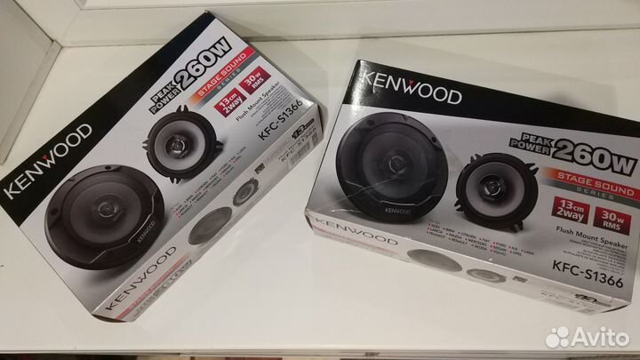 Колонки автомобильные Kenwood KFC-S1366, 13 см(5