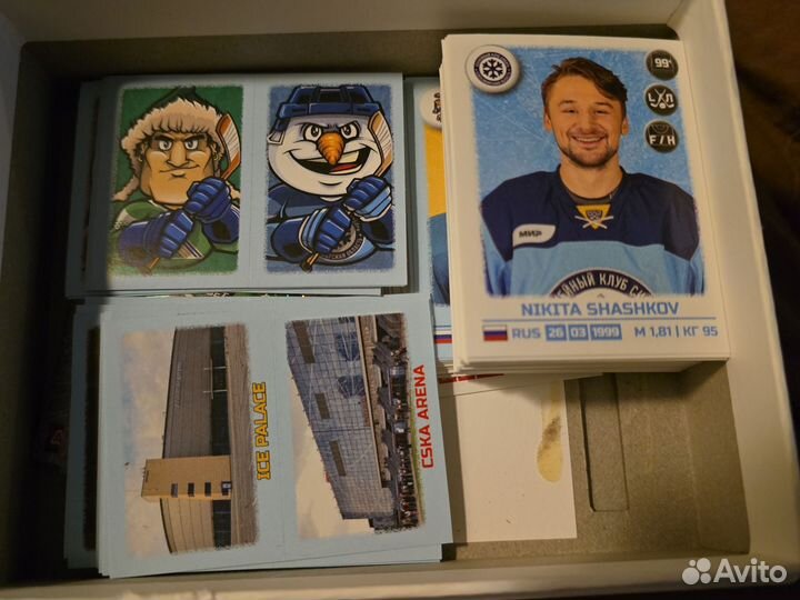 Наклейки Panini кхл 2023-2024