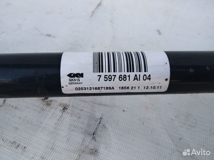 Привод левый МКПП BMW 1 BMW F20