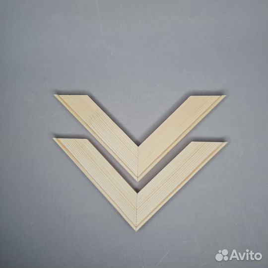 Рейка подрамника 40х18 мм с буртом