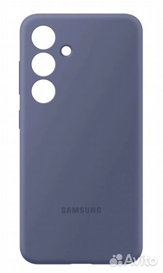 Чехол Silicone Case для Samsung S24 фиолетовый