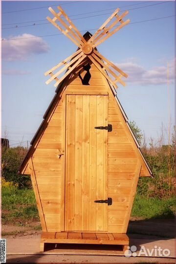 Дачный туалет с установкой KEY668