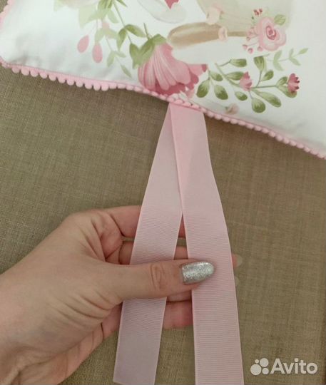 Новые бортики и пододеяльник в детскую кроватку