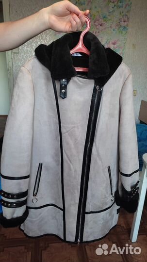 Дубленка женская новая 54 торг
