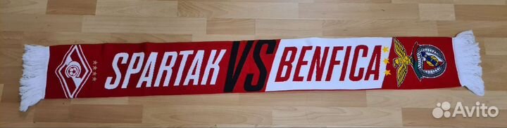 Шарф фк Спартак vs Benfica, новый