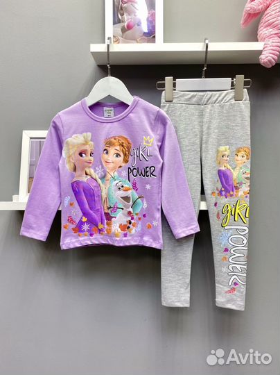 Костюм с лосинами Холодное сердце в наличии