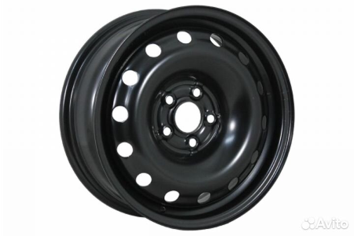 Диск тзск VW Polo Черный 6*15/5*100 d57,1 ет38