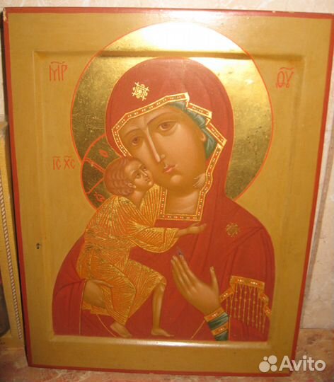 Икона Богородицы, написанная на заказ