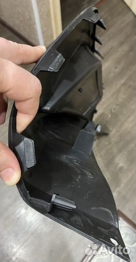 Kia Rio 4 накладка на задний бампер