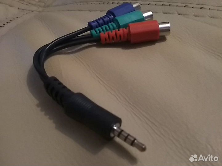 3 RCA 3,5mm адаптер аудио/видео