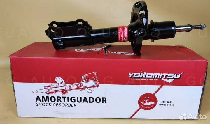 Амортизатор передний левый Рио 4 Солярис 2