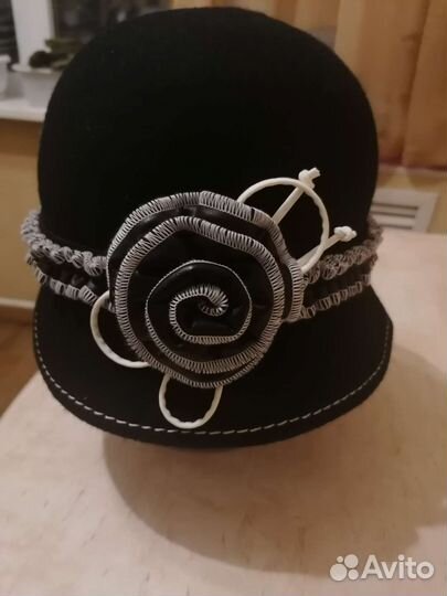 Шляпа фетровая женская