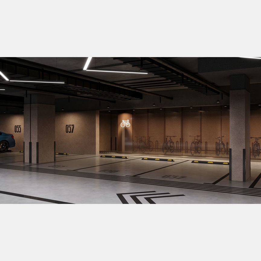 2-к. квартира, 63,5 м², 21/44 эт.