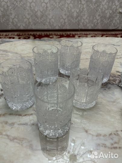 Хрустальные стаканы чехия