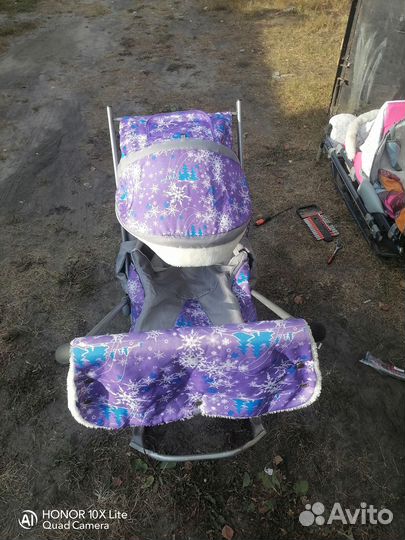 Санки-коляска 2в1