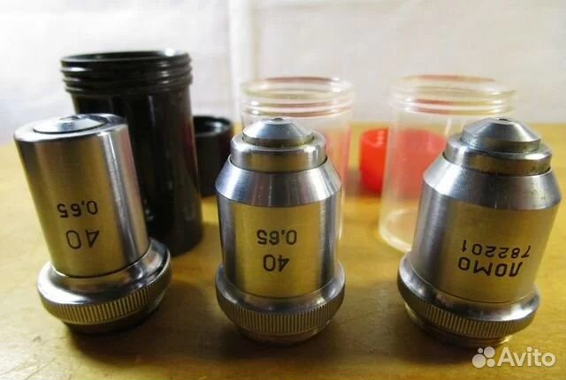 Объективы для микроскопов. СССР