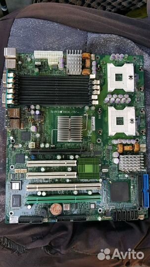 Серверная материнка Supermicro x6dal-BT2