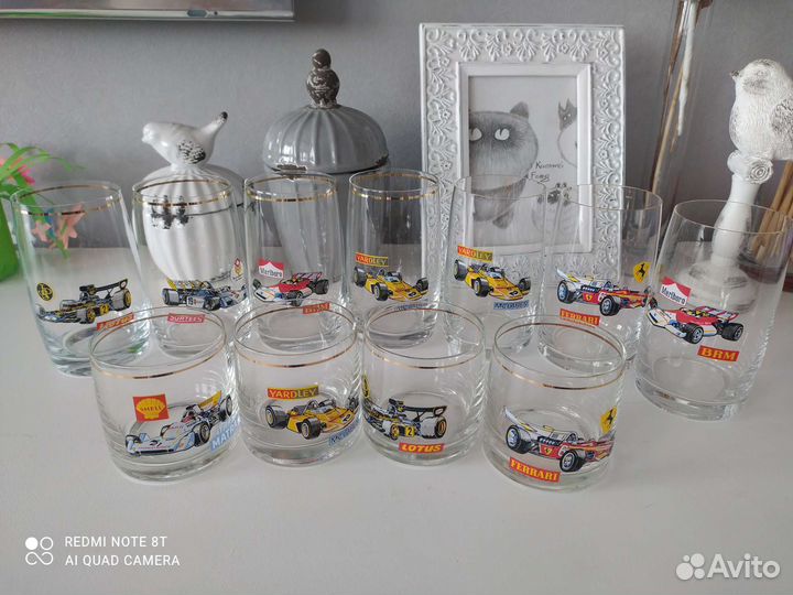 Хрустальные стаканы богемия ссср. Формула 1