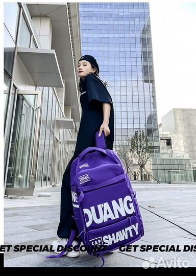 Рюкзак спортивный с принтом