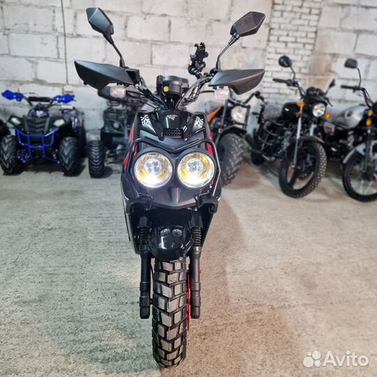 Скутер Yamaha BWS-2 150сс (49сс) Replica, Чёрный