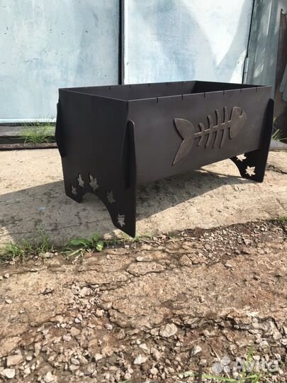 Мангал-шарабан разборный с сумкой