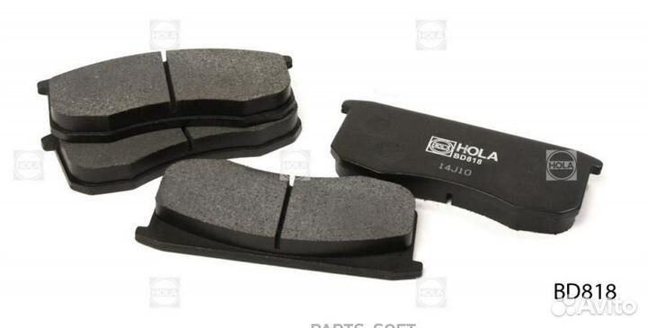 Hola BD818 Колодки тормозные UAZ patriot/hunter