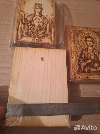 Деревянные иконы. Из цельного дерева кедр
