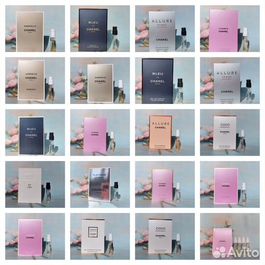 Пробники Chanel,Dior,Gucci Givenchy и т.д