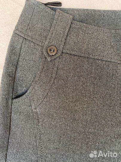 Серые школьные брюки для девочки