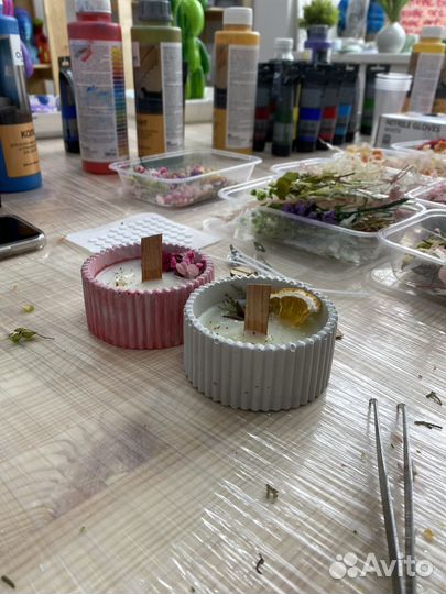 Мастер класс по свечам