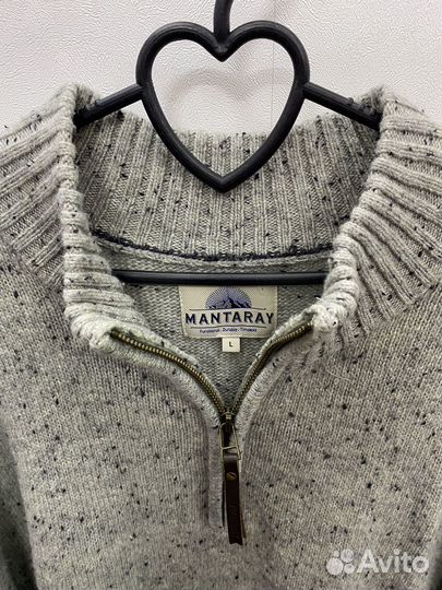 Свитер мужской Mantaray шерсть 50 размер