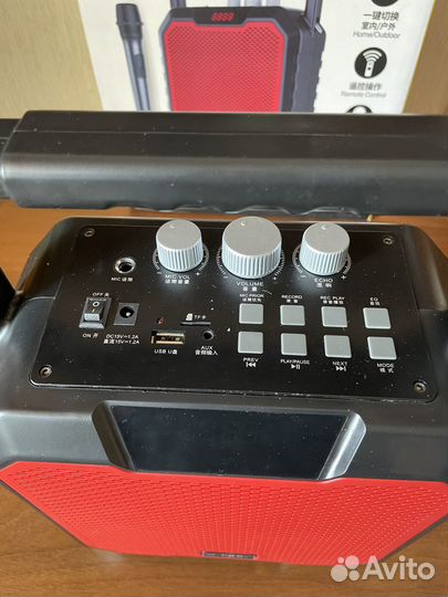 Колонка с караоке WI FI, AUX, USB, mini SD TF