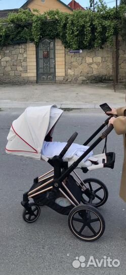 Коляска Ferrari cybex priam lux 3 rose gold