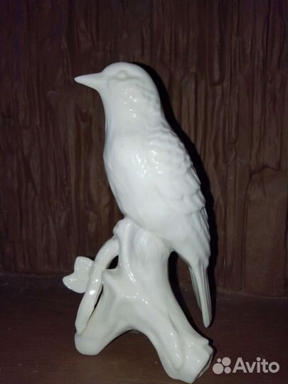 Фарфоровая Статуэтка Птица Дрозд