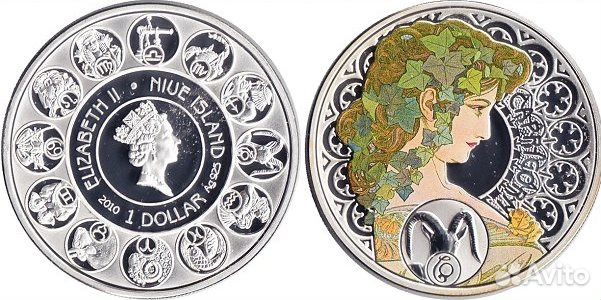 Козерог, Ниуэ, 1 новозел. доллар 2010 г