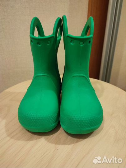 Crocs c7 резиновые сапоги детские