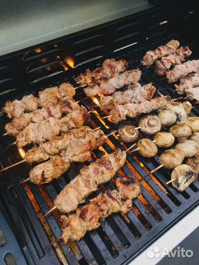 Газовый гриль барбекю