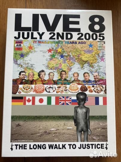 DVD концерта «Live 8» - 4 диска