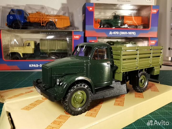 Модели грузовиков 1:43 СССР металл, SSM, нап