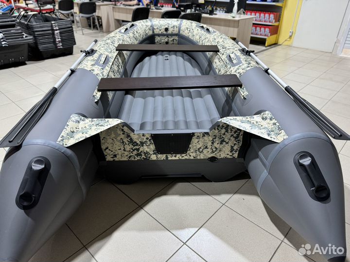 Лодка mishimo BIG floor DF 380 camo