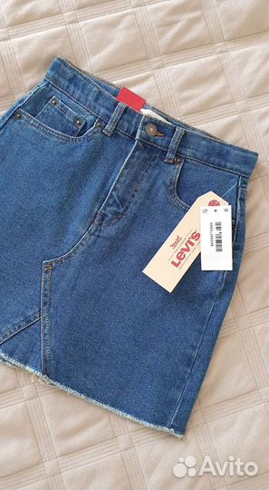 Джинсовая юбка для девочки Levi's новая 140 см