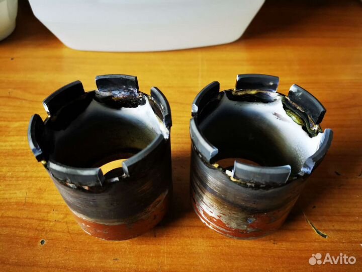 Восстановление алмазных коронок. Напайка