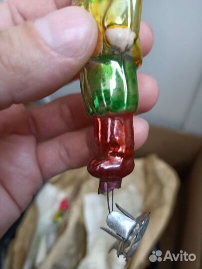 Елочные игрушки СССР Данила мастер и Катенька