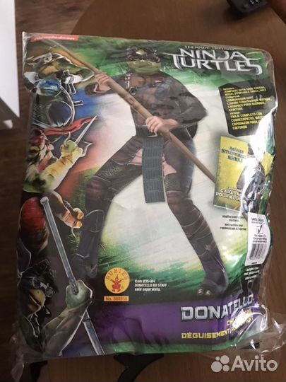 Костюм Черепашка-ниндзя 10-12 л