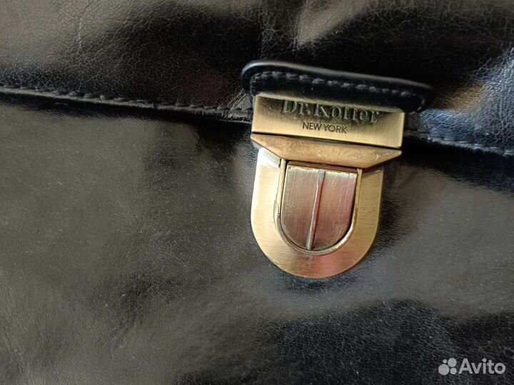 Мужской кожаный портфель