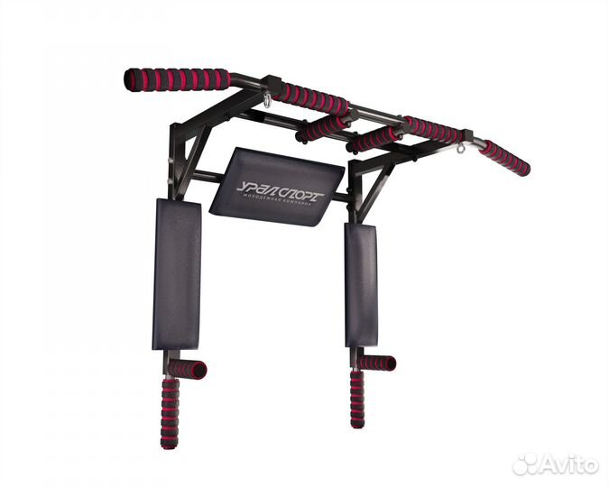 Турник брусья пресс 3 в 1 Урал 30200 черный