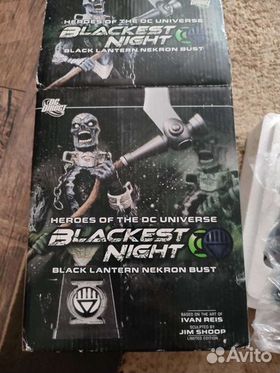 Blackest Night Black Lantern Nekron Bust