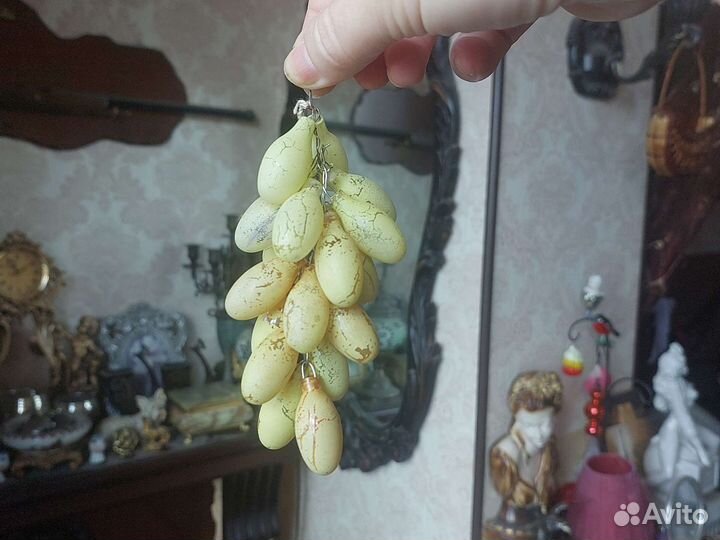 Елочная игрушка виноград СССР