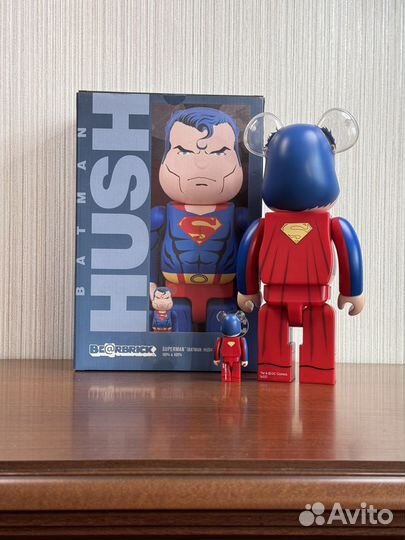 Bearbrick Superman & Batman 400% & 100%